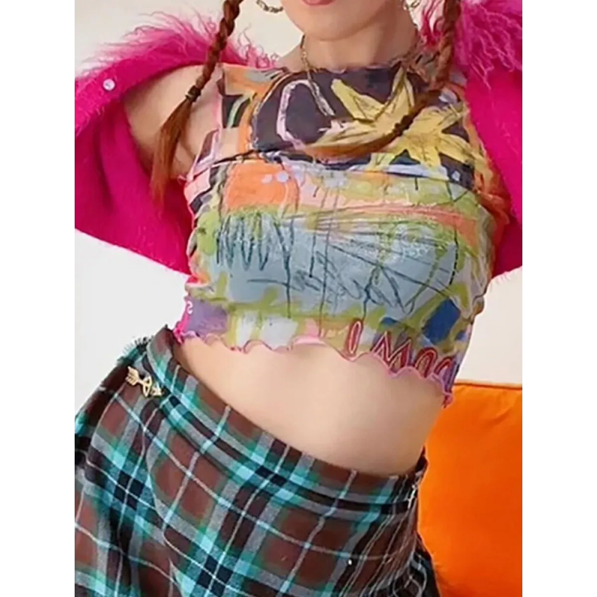 Life Is Pain Crop Top - Image 9