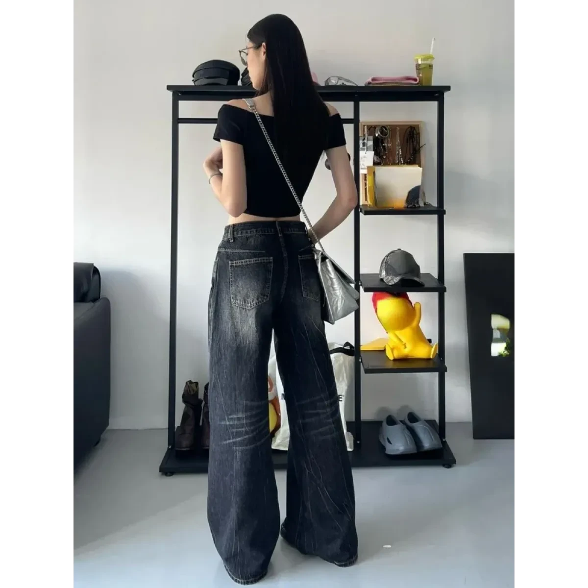 Baggy Y2K Jeans – Grunge Gothic High Street Denim - Image 4