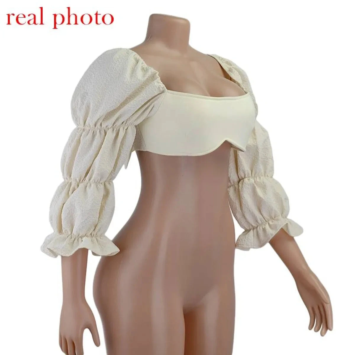 Bela Turtleneck Crop Top - Image 7