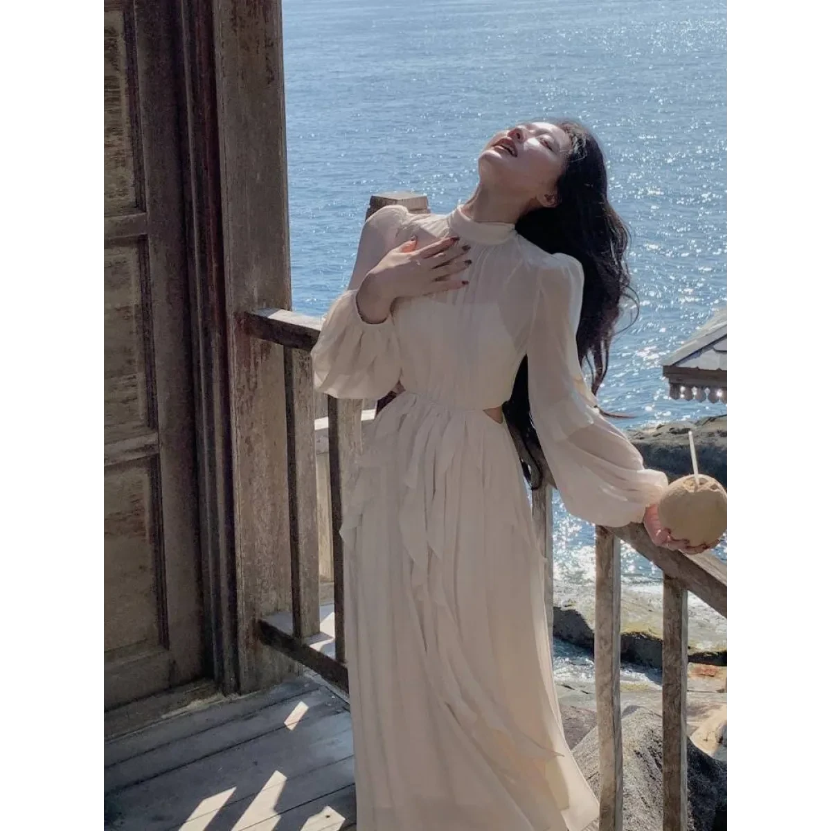 Chiffon Delight Mini Dress - Image 11