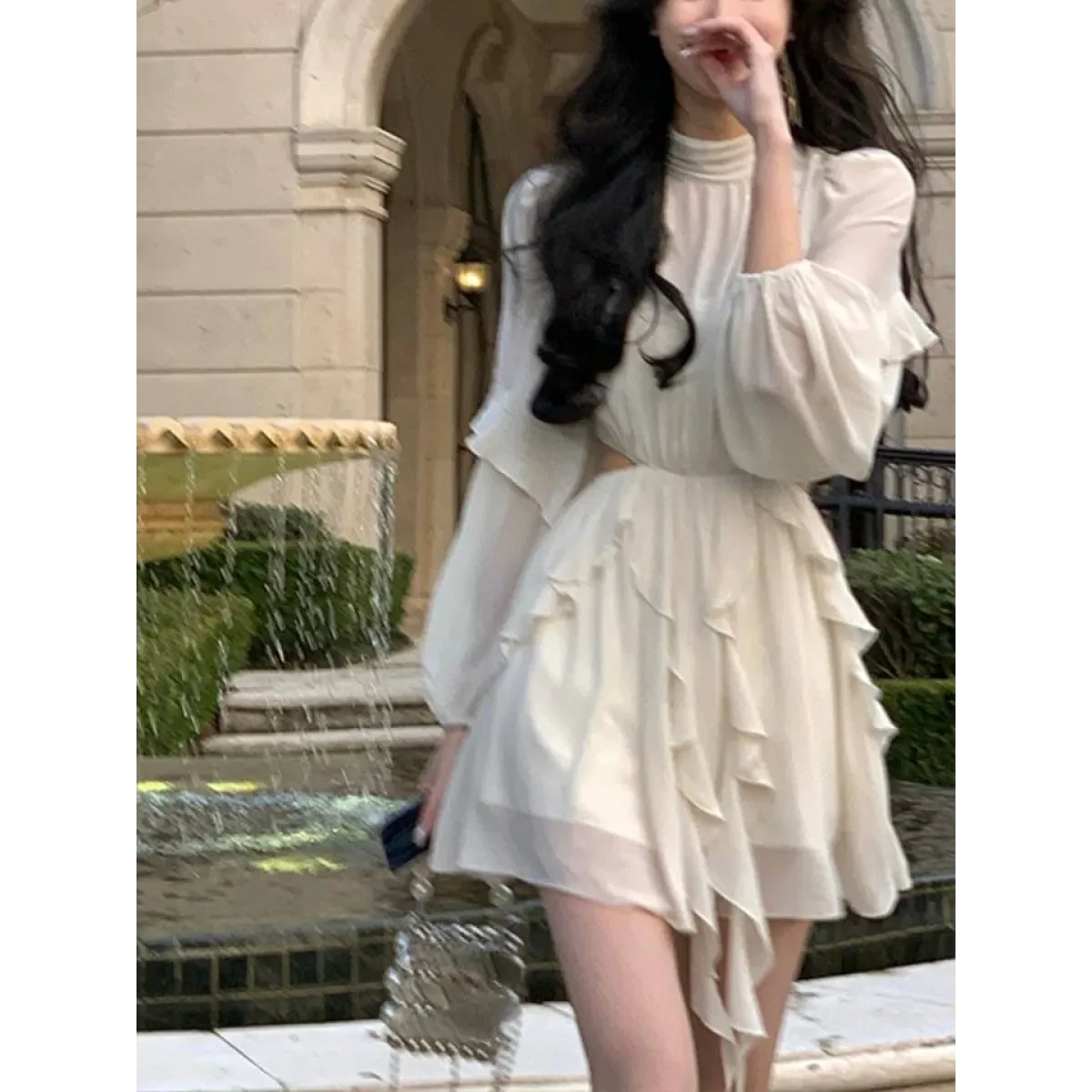 Chiffon Delight Mini Dress - Image 14