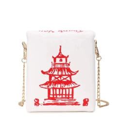Chinese Takeout Box Chain Bag