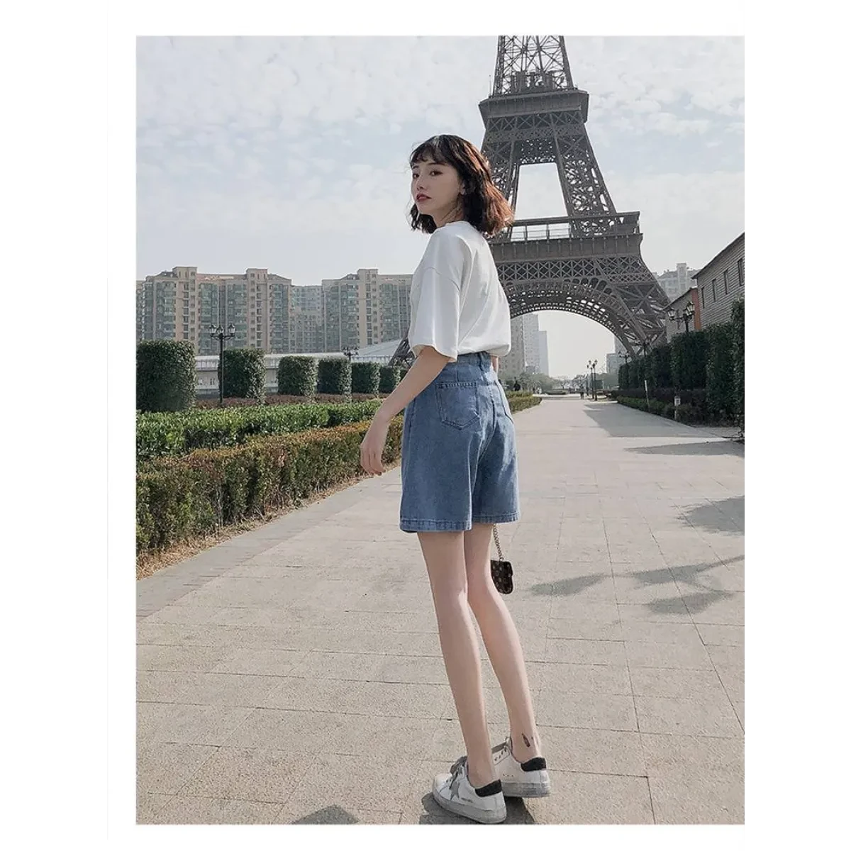 Classic Harajuku Jean Shorts - Image 11