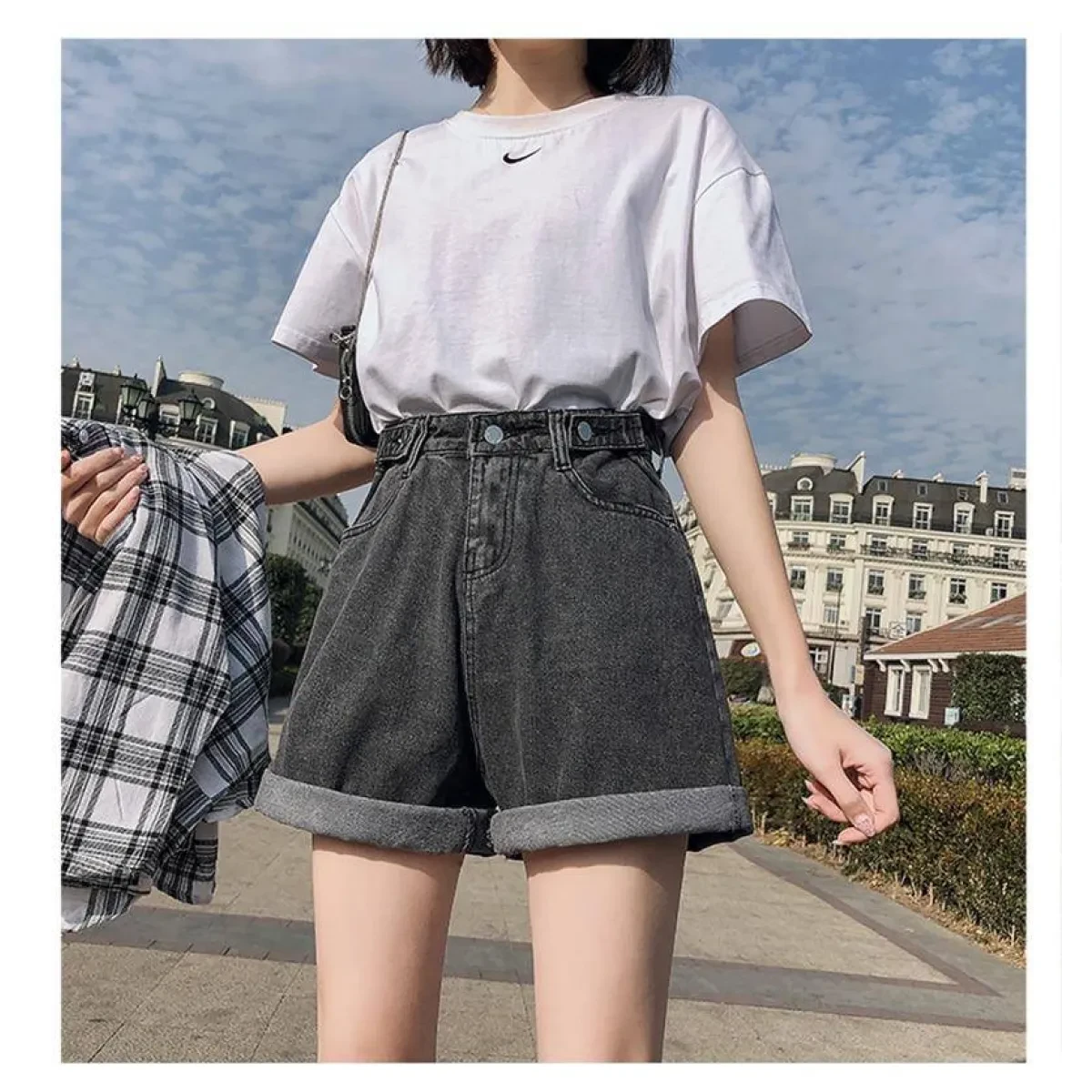 Classic Harajuku Jean Shorts - Image 16