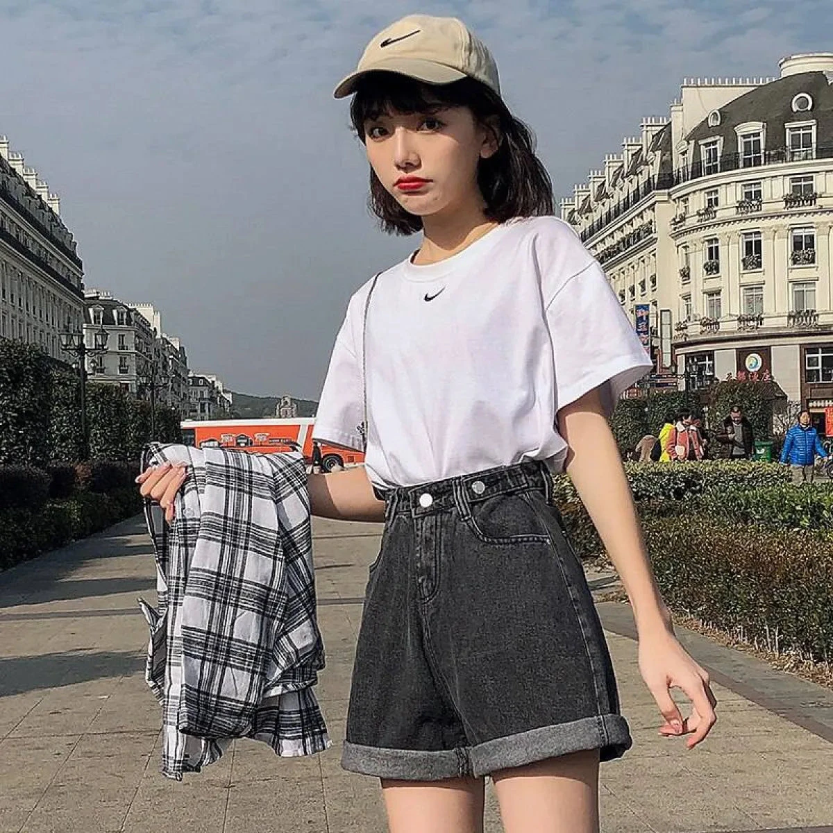 Classic Harajuku Jean Shorts - Image 3