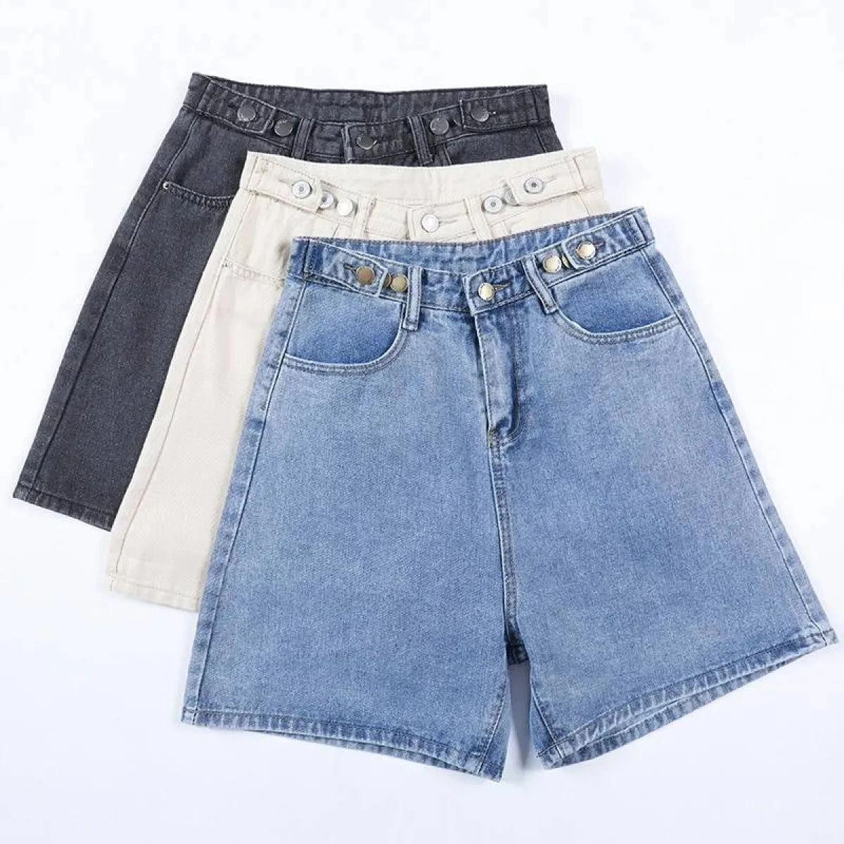 Classic Harajuku Jean Shorts - Image 7