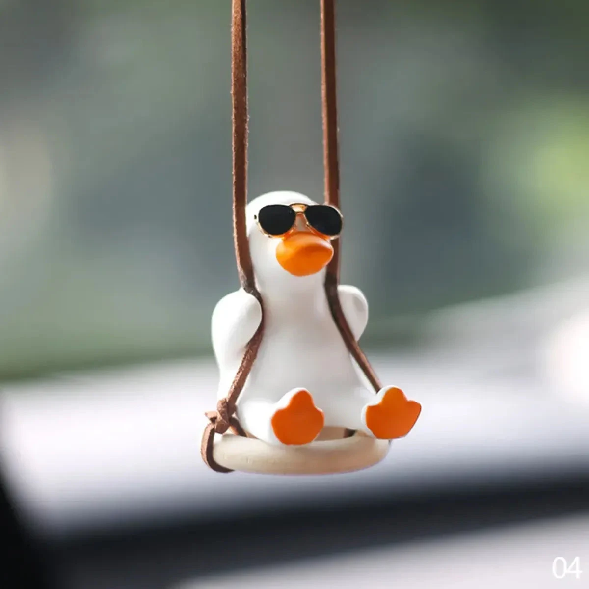 Cute Anime Cowboy Duck Car Pendant - Image 16