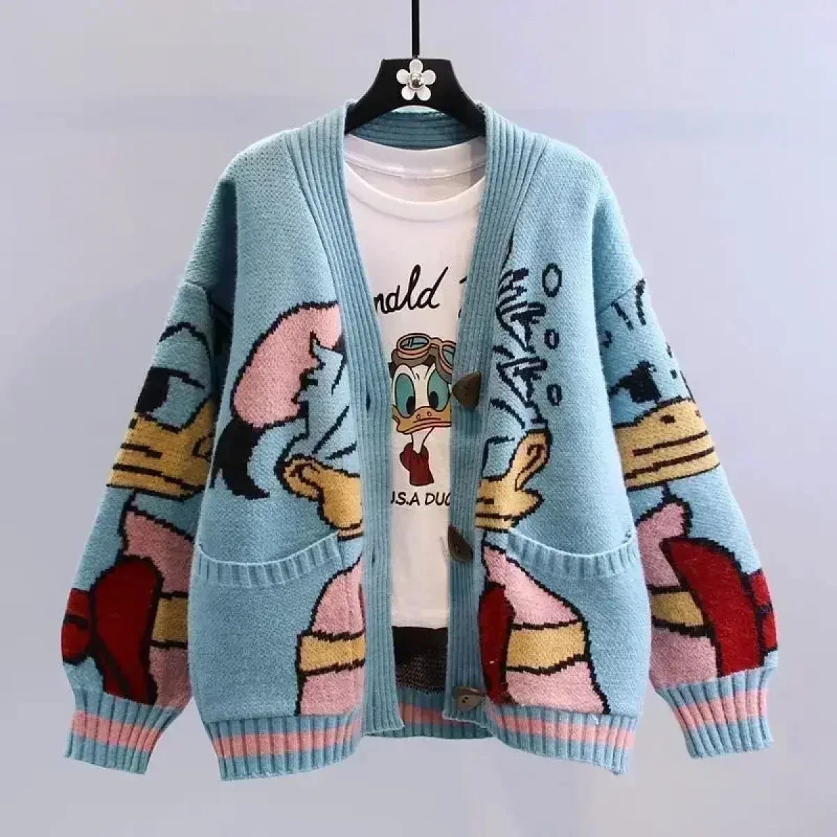 Disney Donald Duck Knitted Cardigans - Image 9