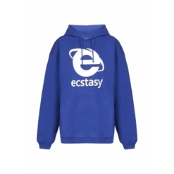 Ecstasy Print Oversized Hoodie - Harajuku Streetwear Pullover For Men & Women