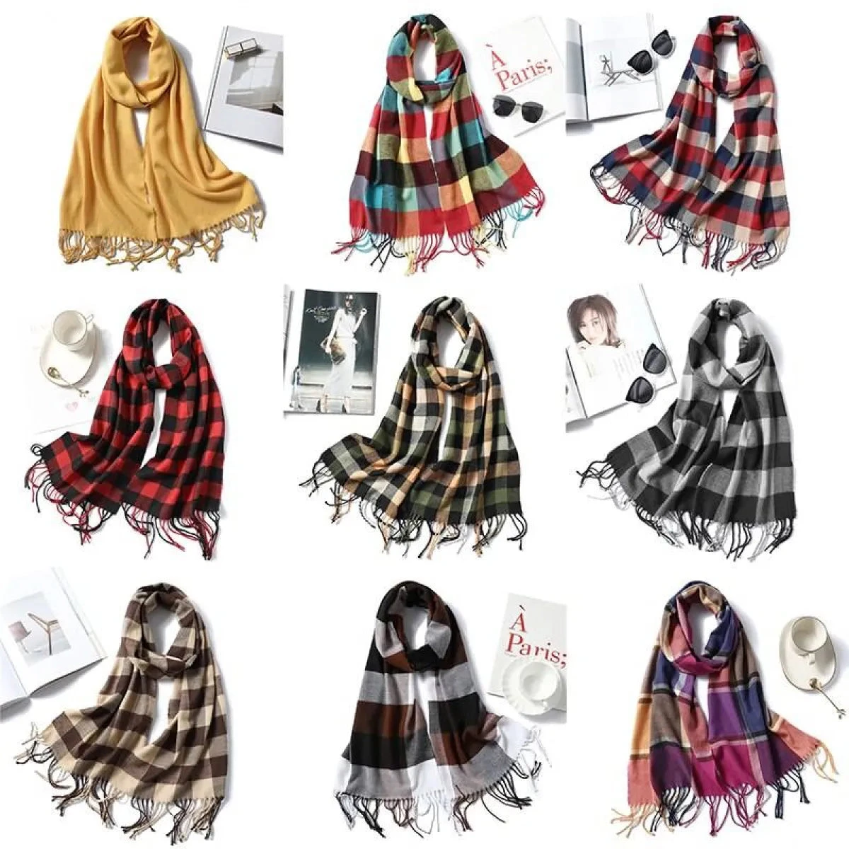 Fashion Scarves - 40+ Options - Image 10