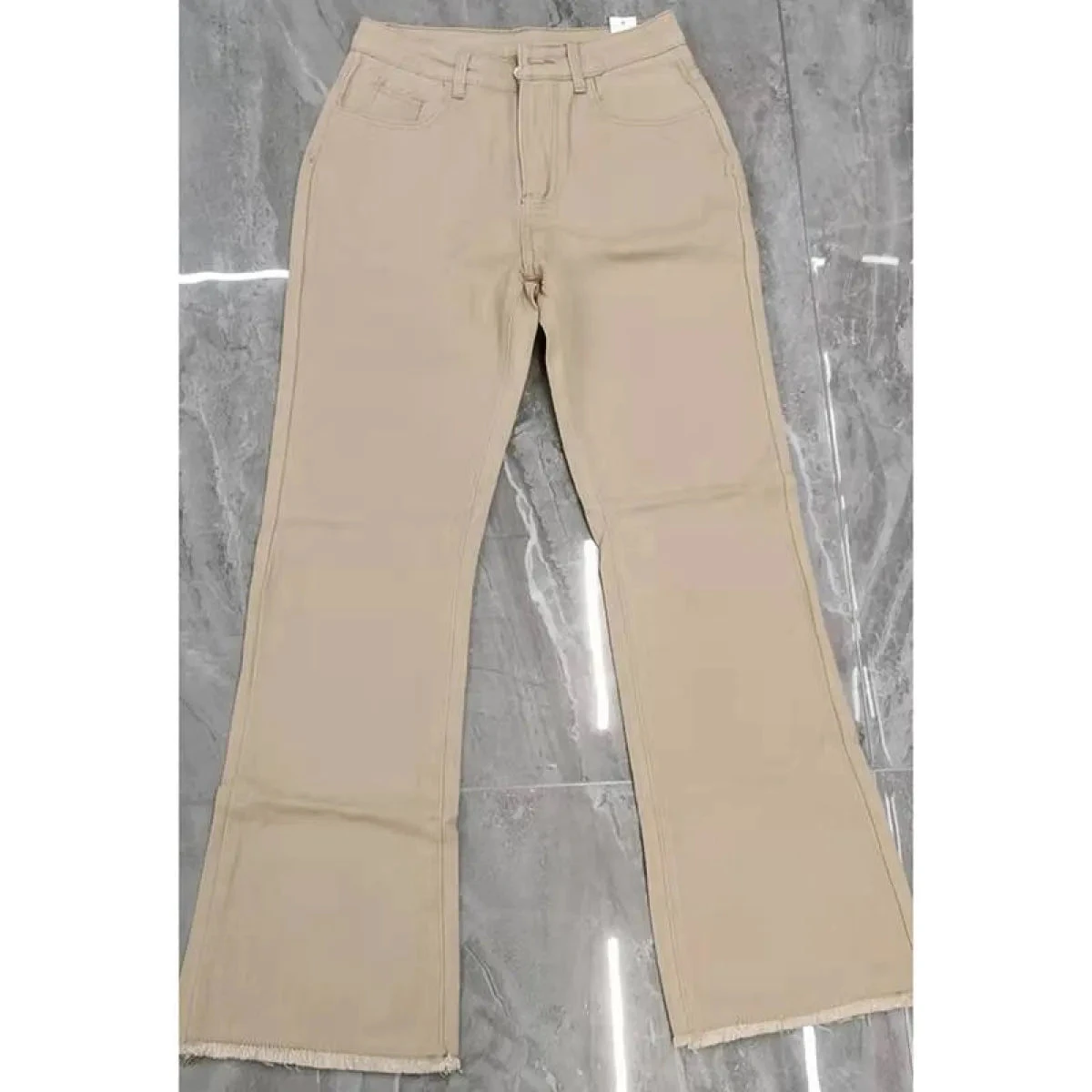 Korean Style Flare Jeans - Image 8