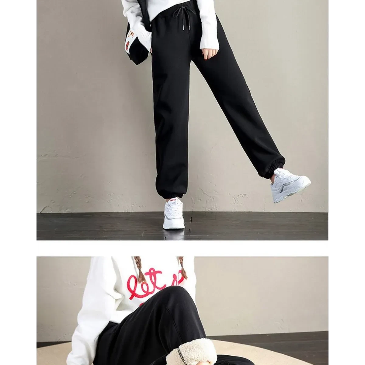 Thick Fleece Joggers - Image 10