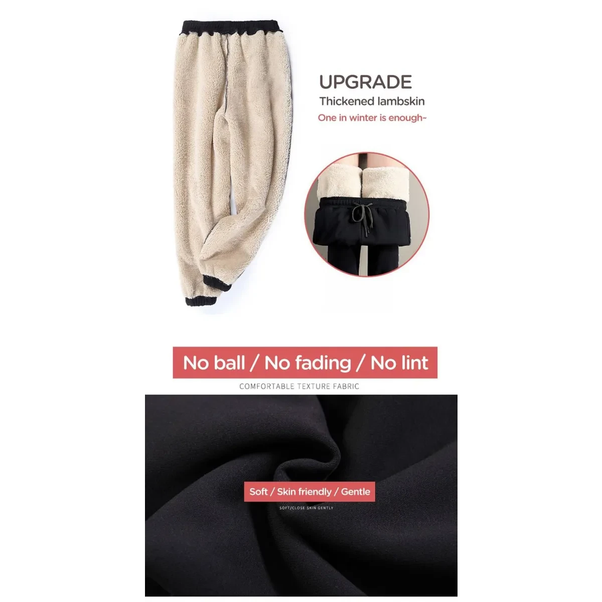 Thick Fleece Joggers - Image 8