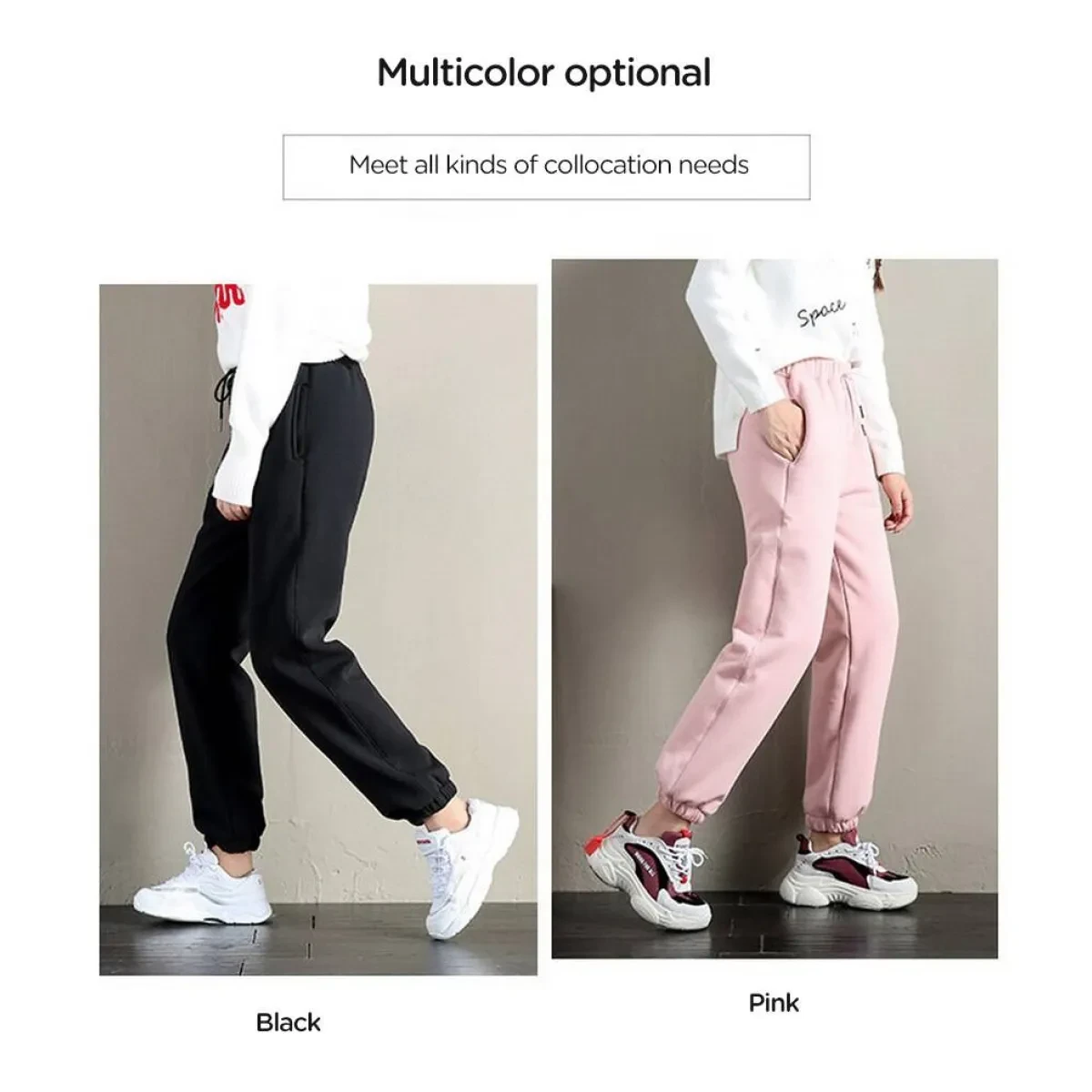 Thick Fleece Joggers - Image 9