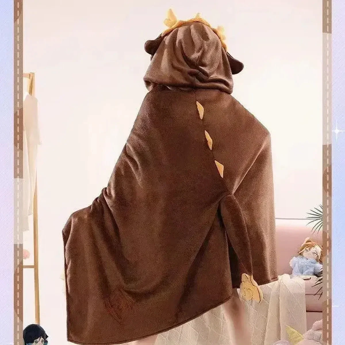 Genshin Impact Venti Blanket Cloak - Kaeya, Zhongli Hooded Cape - Image 8