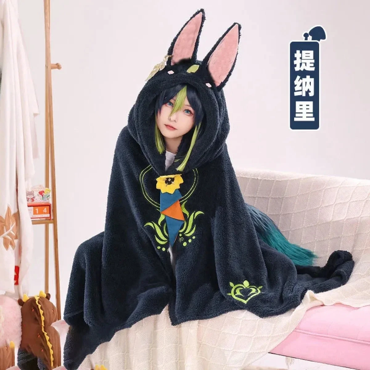 Genshin Impact Venti Blanket Cloak - Kaeya, Zhongli Hooded Cape - Image 6