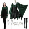 Gothic Elf Corset Dress – Medieval Fairy Lolita Cosplay