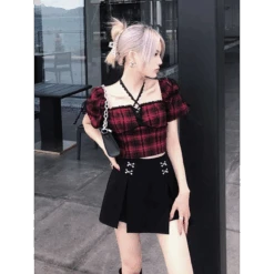 Gothic Harajuku Crop T-shirts