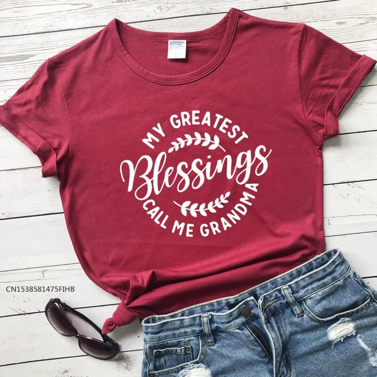 My Greatest Blessings Call Me Grandma T-Shirt - Image 7