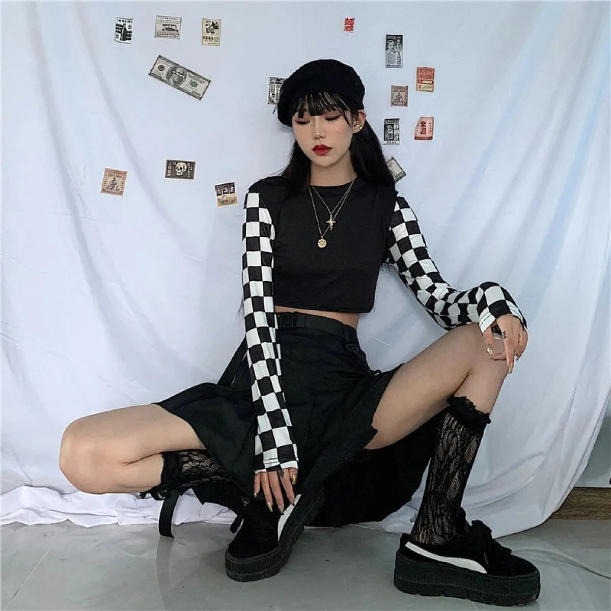 Harajuku Checkered Shirt - Image 6