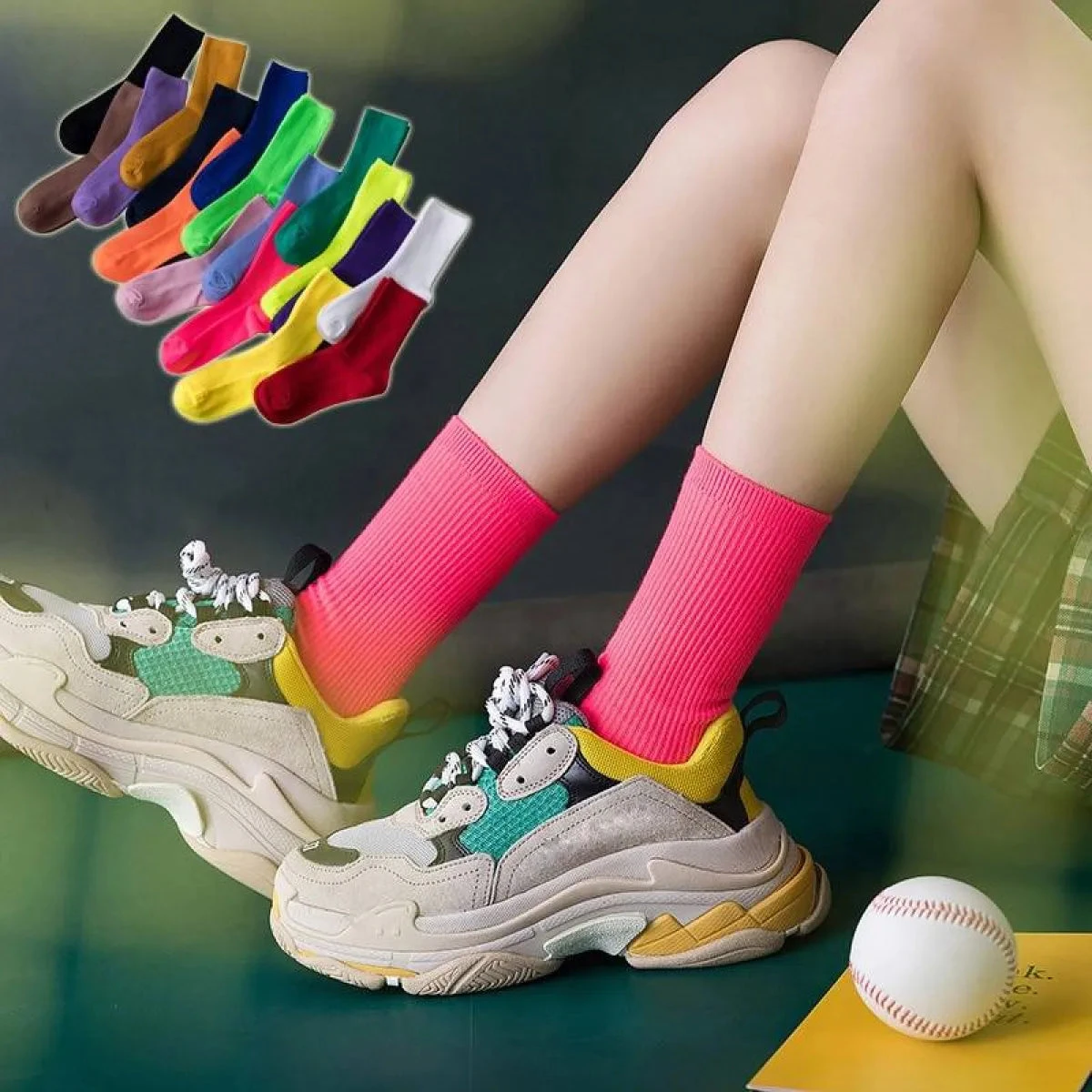 Harajuku Fluorescent Socks - Image 11