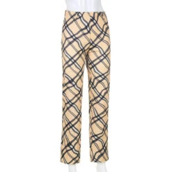 Harajuku Plaid Pattern Pants