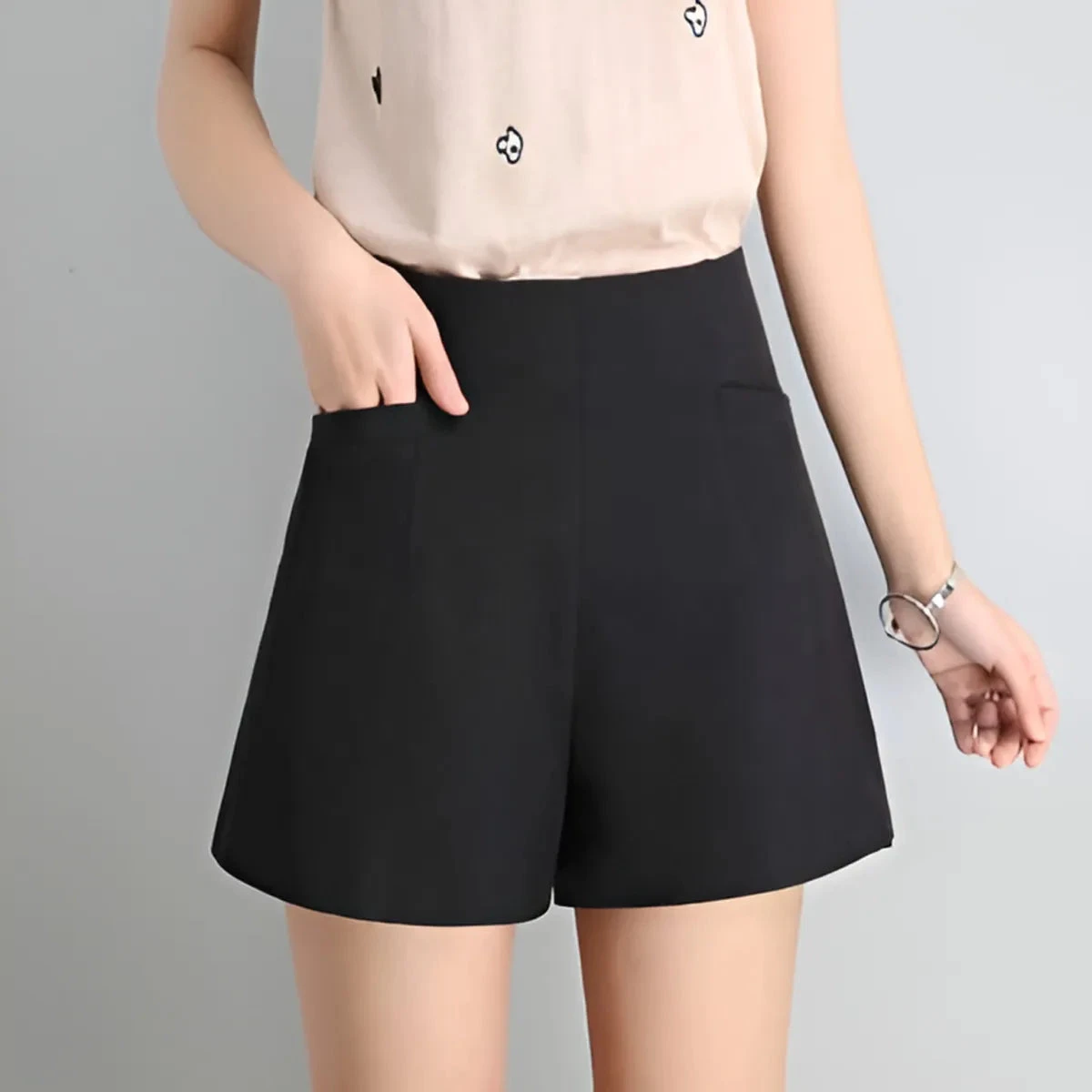 High Waist Korean Shorts - Image 11