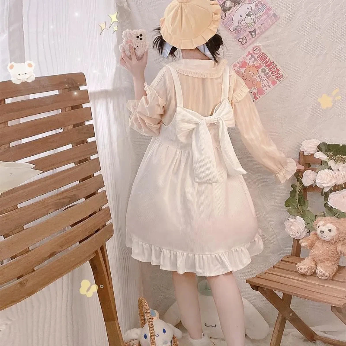 Lolita Dress With Puppy Bowknot