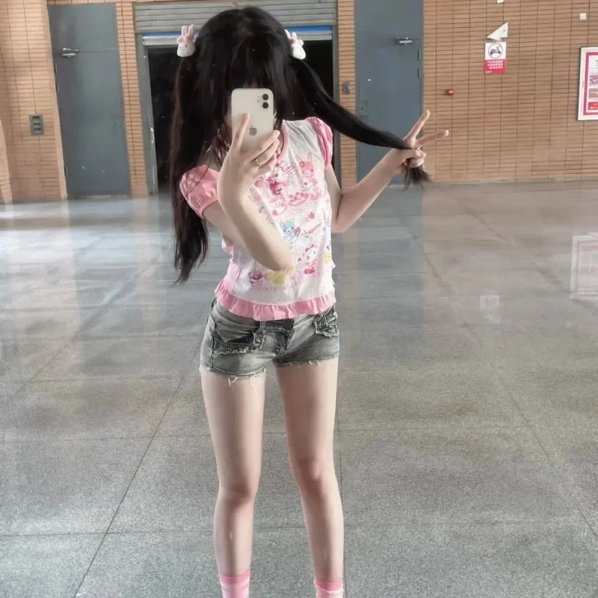 Cute Japanese Print T-Shirt – Colorful Kawaii Summer Top For Girls - Image 5