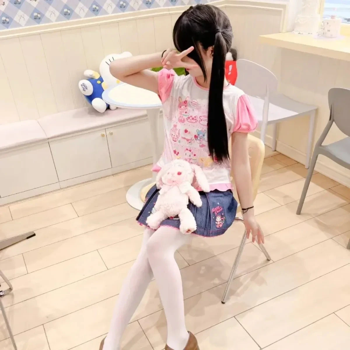 Cute Japanese Print T-Shirt – Colorful Kawaii Summer Top For Girls - Image 2