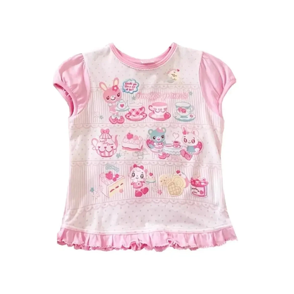 Cute Japanese Print T-Shirt – Colorful Kawaii Summer Top For Girls - Image 6