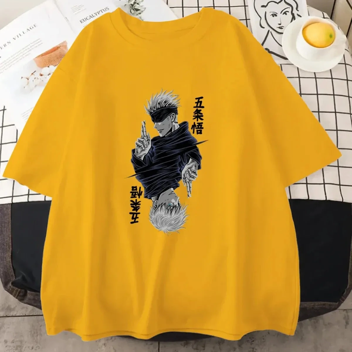 Jujutsu Kaisen Satoru Gojo Anime Print T-shirt - Image 5