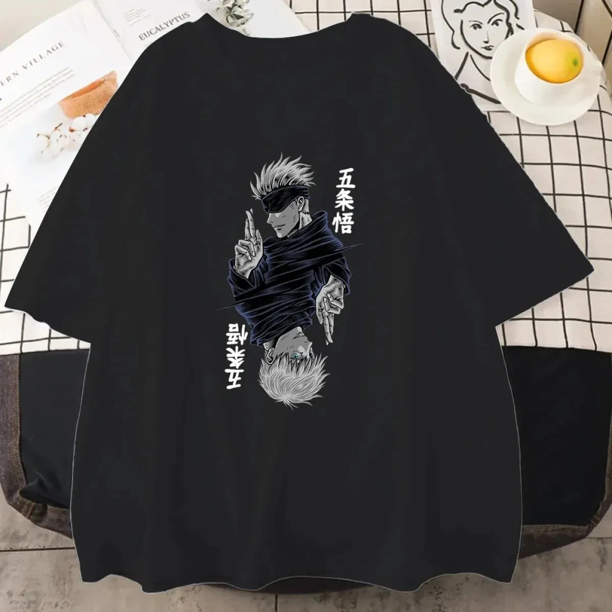 Jujutsu Kaisen Satoru Gojo Anime Print T-shirt - Image 7