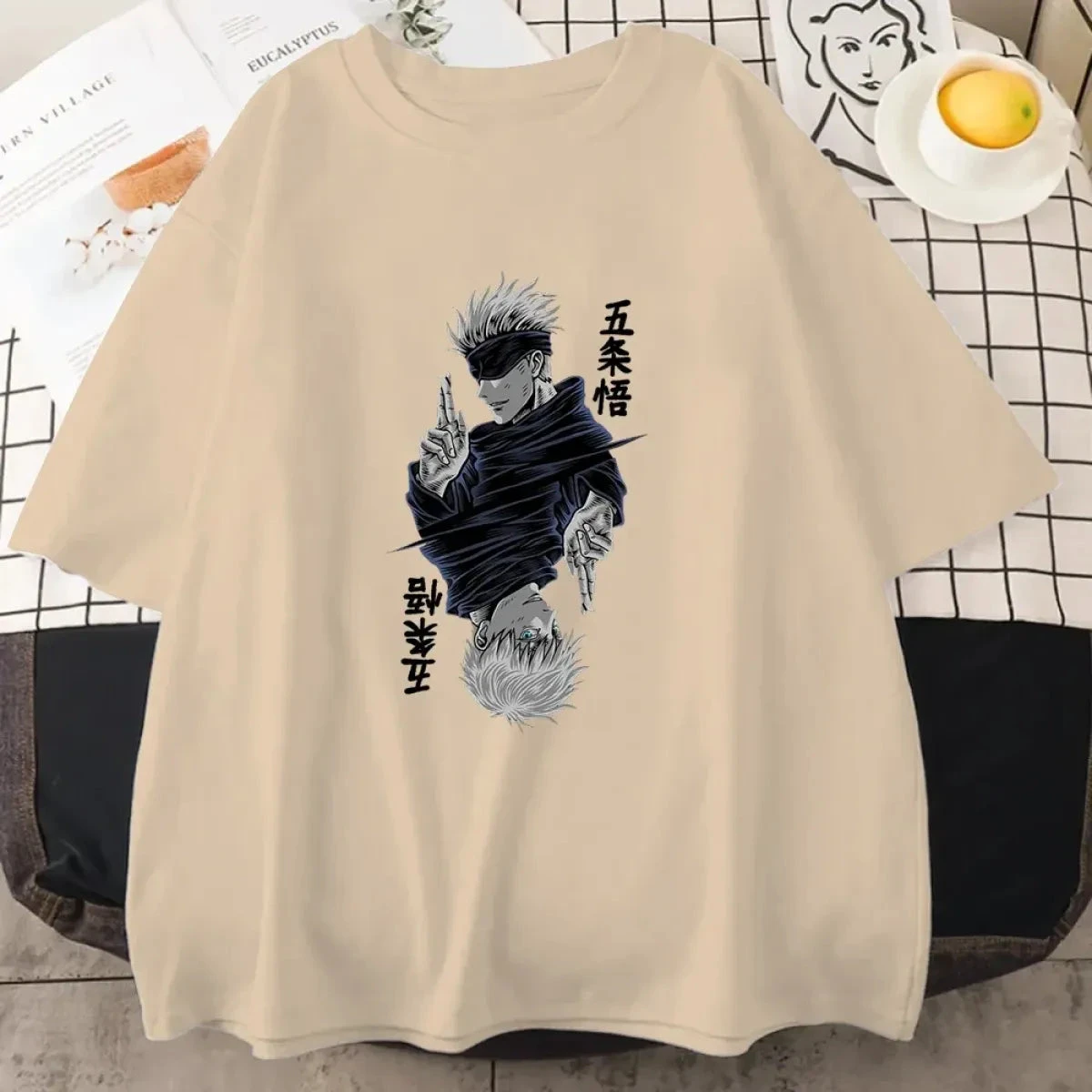 Jujutsu Kaisen Satoru Gojo Anime Print T-shirt - Image 8