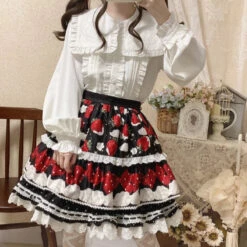 Kawaii Bow Blouse Lolita Shirt
