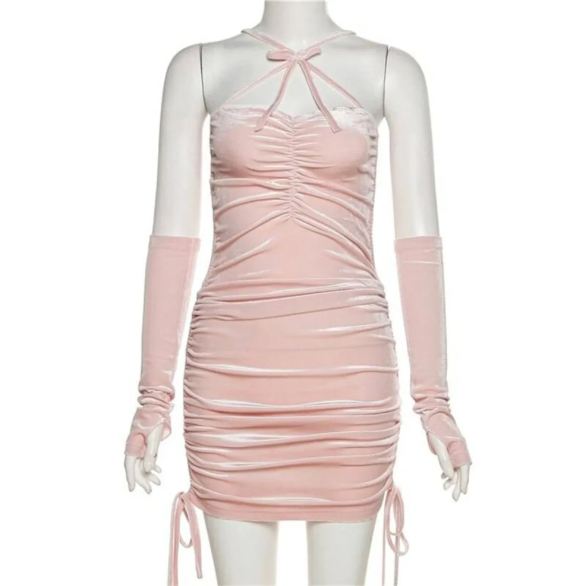 Kawaii Drawstring Mini Dress - Image 10