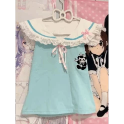 Kawaii Lace Patchwork T-Shirt