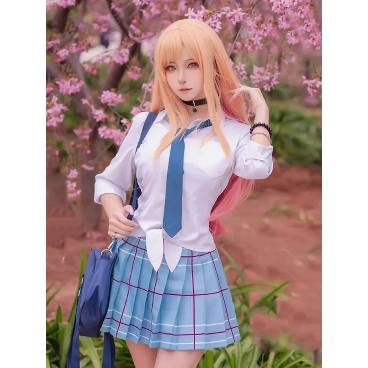 Kitagawa Marin School Uniform Cosplay – My Dress-Up Darling Set For Women - Image 9