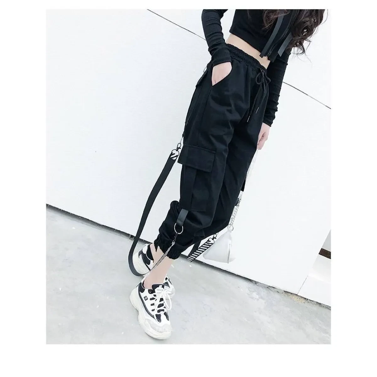 Casual Korean Cargo Pants - Image 9