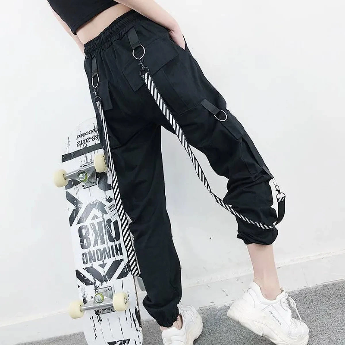 Casual Korean Cargo Pants - Image 2