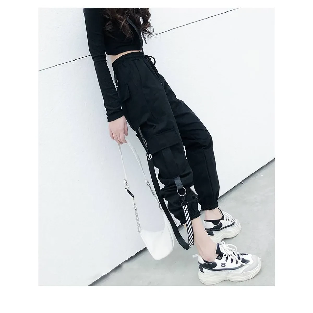 Casual Korean Cargo Pants - Image 7