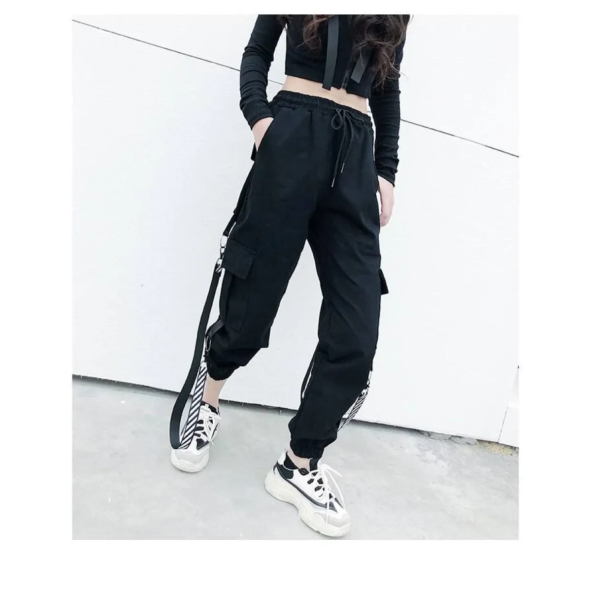 Casual Korean Cargo Pants - Image 8