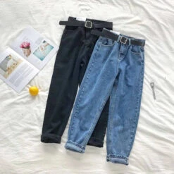 Korean High Waist Jeans