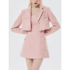 Korean Style Mini Dress Set