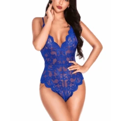 Lace V-Neck One Piece Teddies
