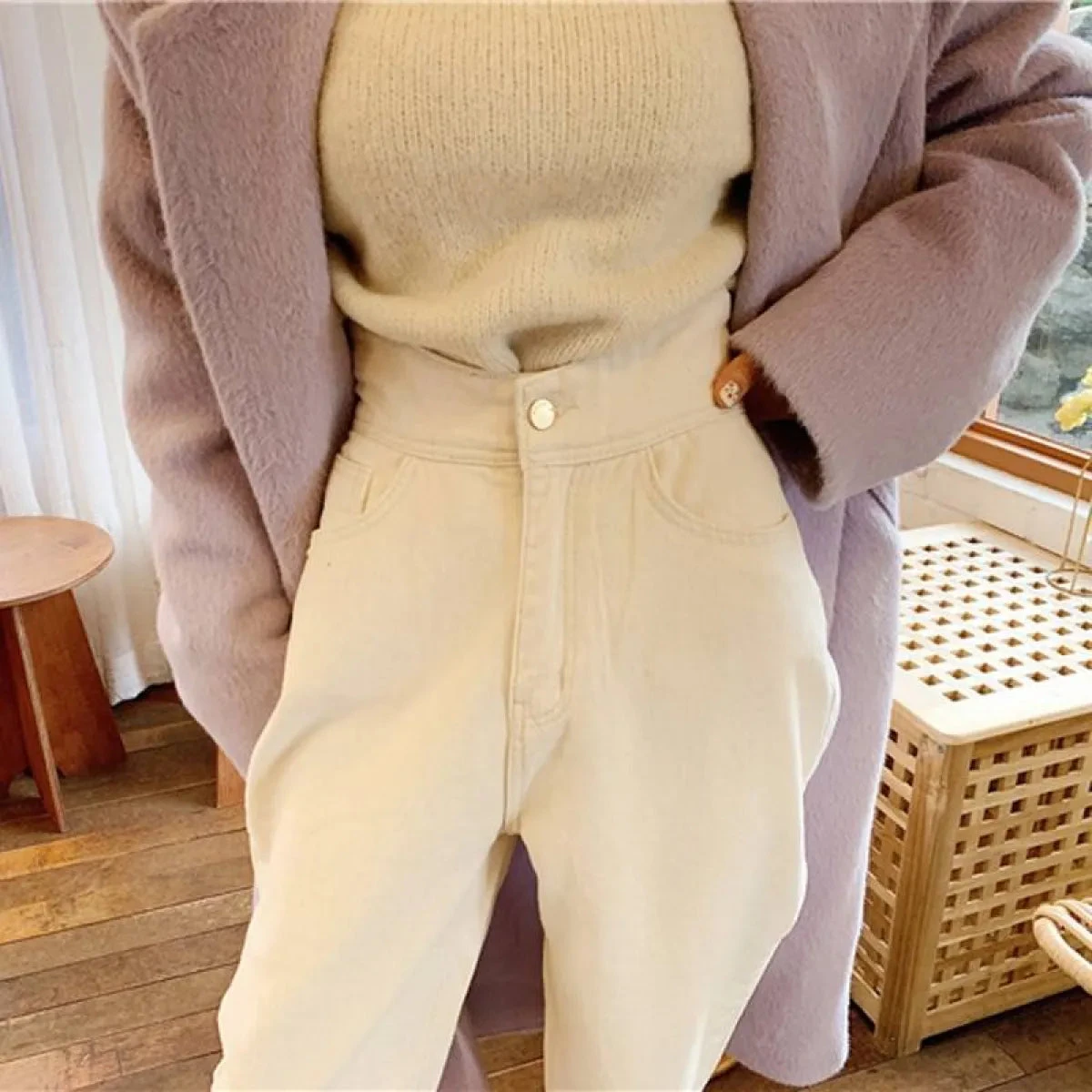 Loose Korean Jeans For Women - Image 4