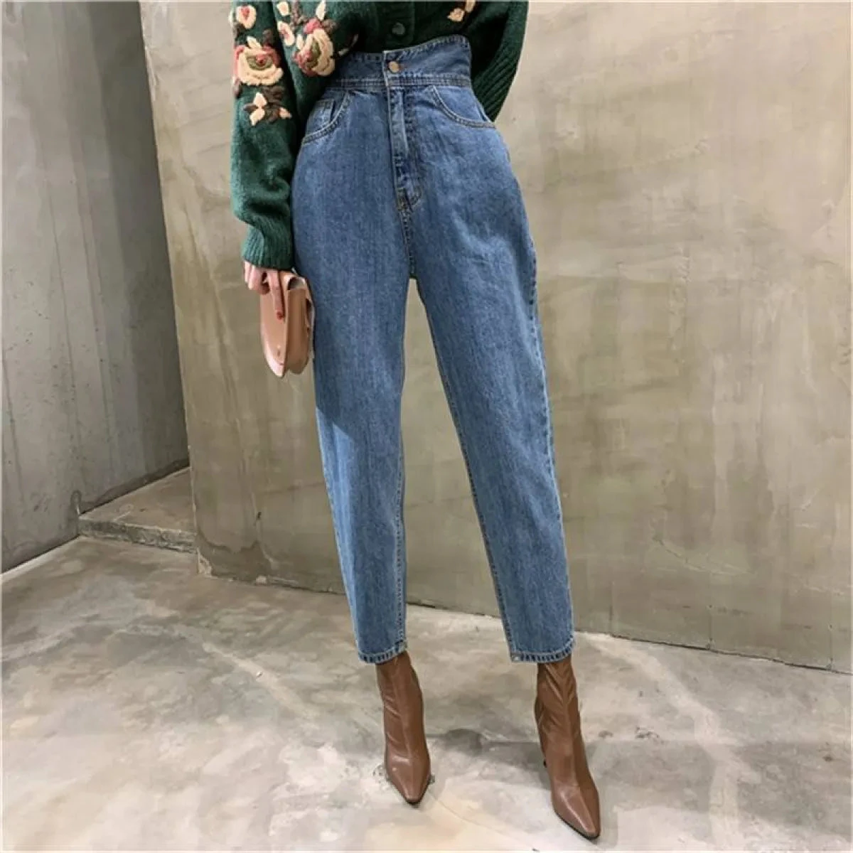 Loose Korean Jeans For Women - Image 9