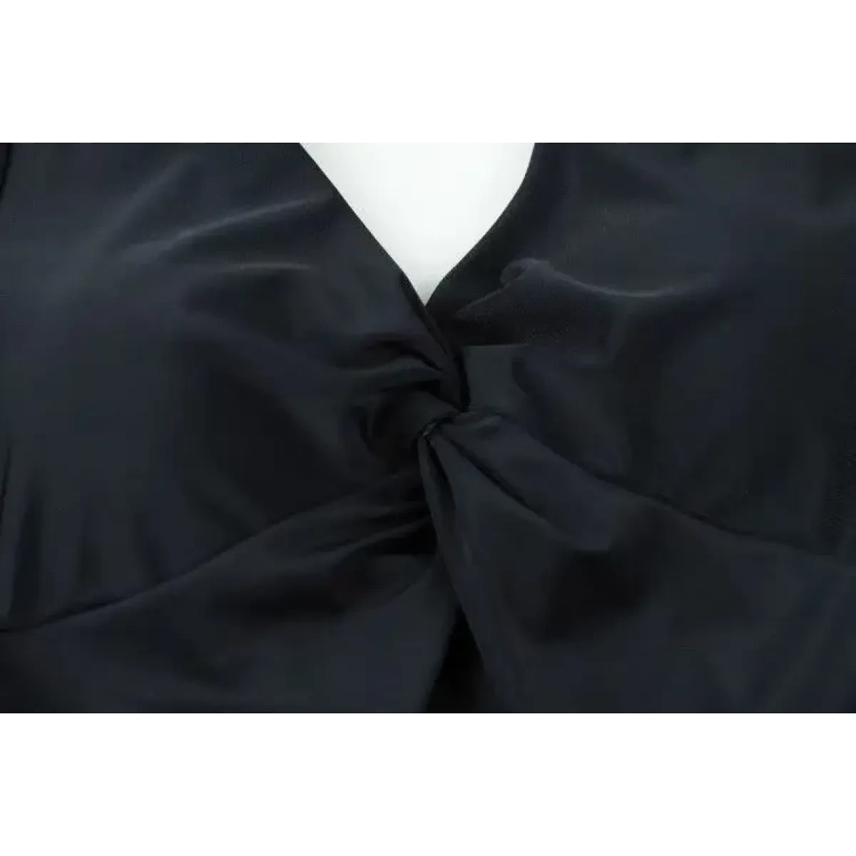 One-Piece Swimsuit – V-Neck Twist Front Cutout Design - Image 15