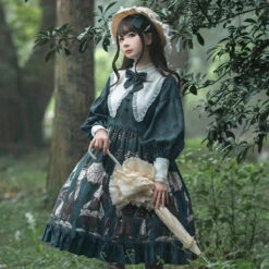 Poisonous Mushroom Gothic Lolita Dress