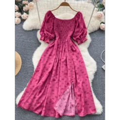 Puff Sleeve Party Dress